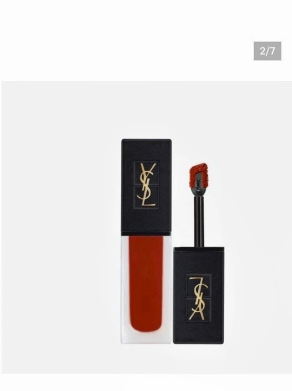 YSL Tatouage Couture Velvet Cream Liquid Lipstick Red